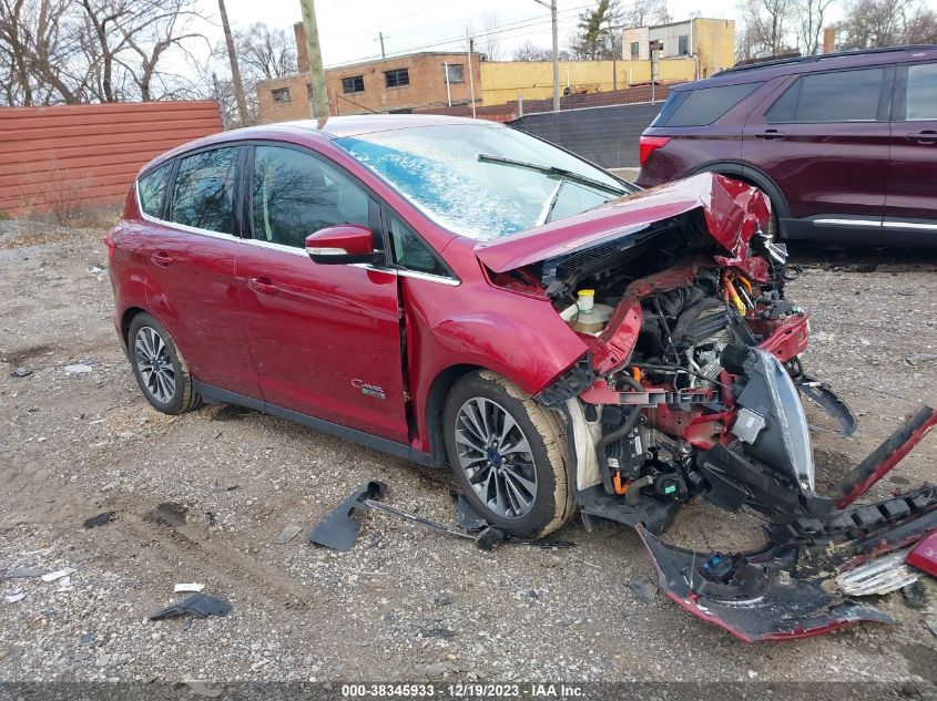 2017 Ford C-Max Energi Titanium VIN: 1FADP5FU5HL109574 Lot: 38345933