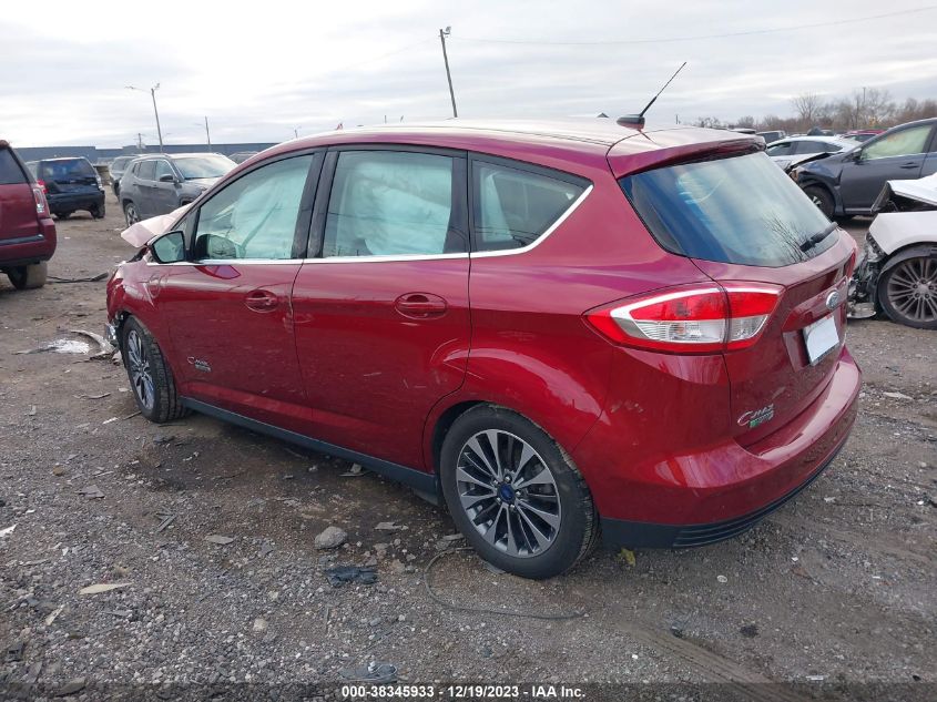 2017 Ford C-Max Energi Titanium VIN: 1FADP5FU5HL109574 Lot: 38345933