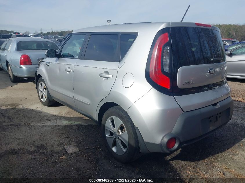 2015 Kia Soul VIN: KNDJN2A2XF7807515 Lot: 38346269