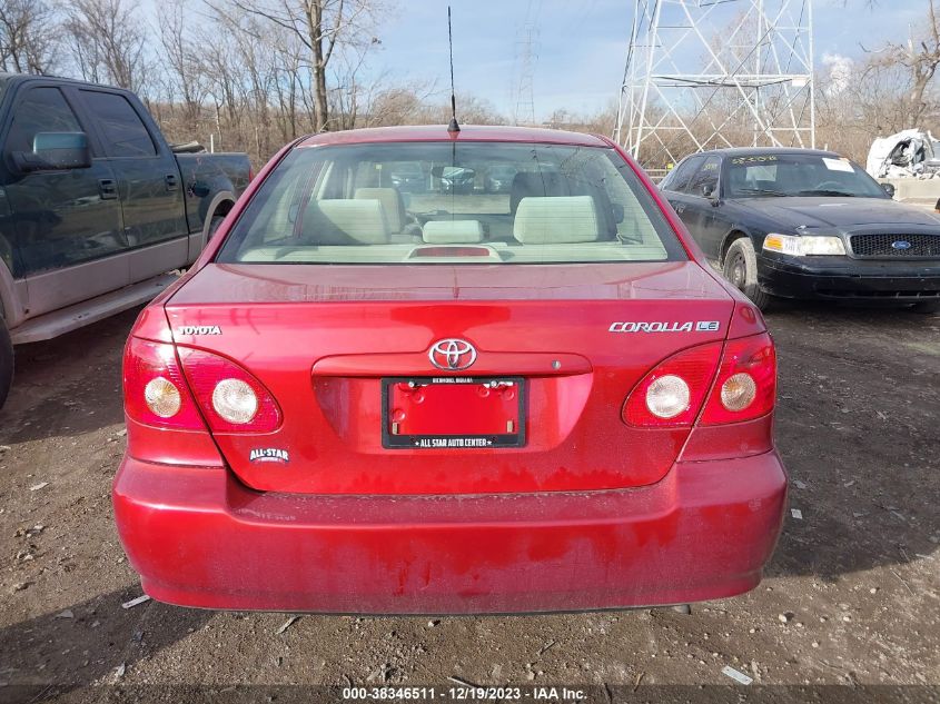 2007 Toyota Corolla Le VIN: JTDBR32E770118338 Lot: 38346511