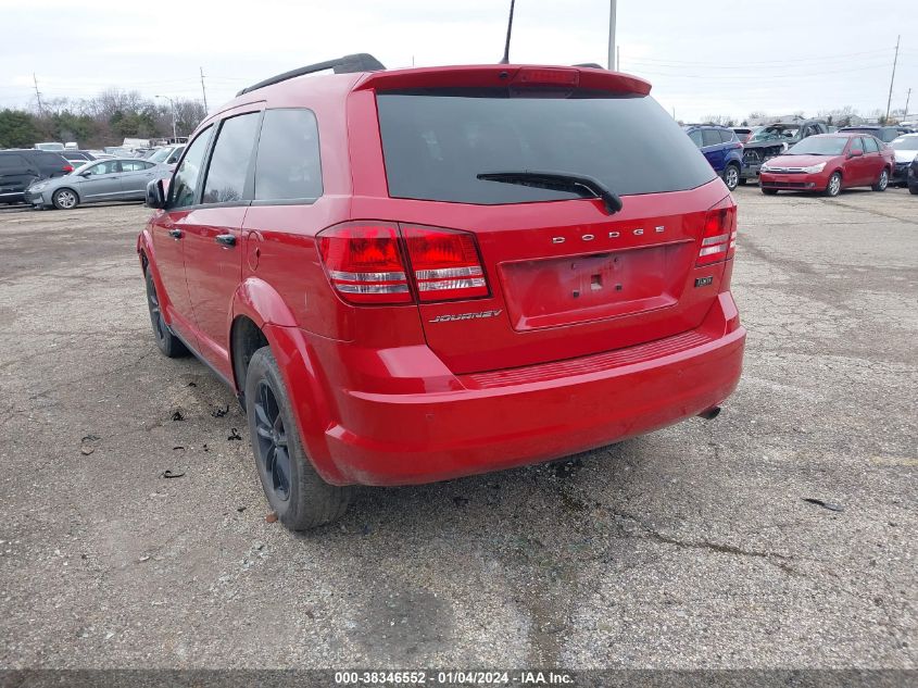 2020 Dodge Journey Se Value VIN: 3C4PDCAB9LT250543 Lot: 38346552