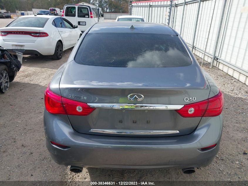 2015 Infiniti Q50 Premium VIN: JN1BV7AP6FM350879 Lot: 38346631