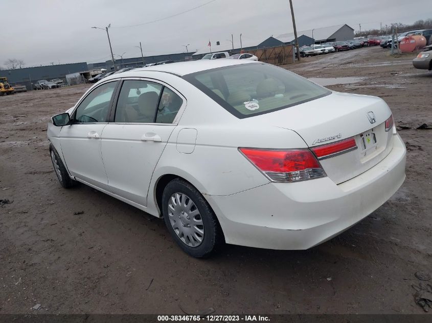 2011 Honda Accord 2.4 Lx VIN: 1HGCP2F32BA093205 Lot: 38346765