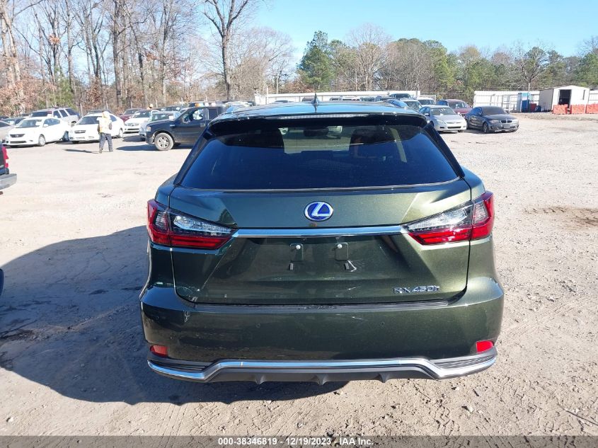 2022 Lexus Rx 450H VIN: 2T2HGMDA7NC075893 Lot: 38346819