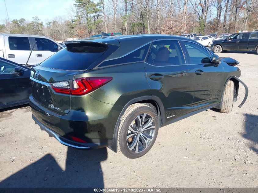 2022 Lexus Rx 450H VIN: 2T2HGMDA7NC075893 Lot: 38346819