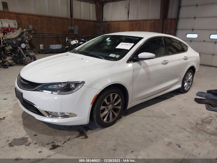 2015 Chrysler 200 C VIN: 1C3CCCCG9FN524536 Lot: 38346821