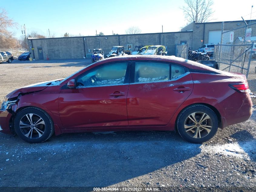 2020 Nissan Sentra Sv Xtronic Cvt VIN: 3N1AB8CV1LY284062 Lot: 38346964