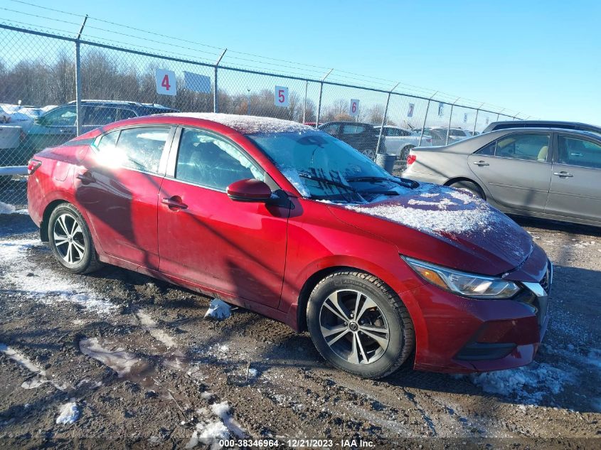 2020 Nissan Sentra Sv Xtronic Cvt VIN: 3N1AB8CV1LY284062 Lot: 38346964