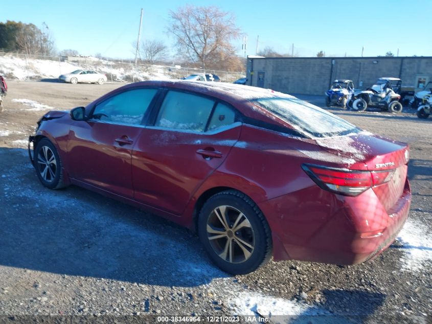 2020 Nissan Sentra Sv Xtronic Cvt VIN: 3N1AB8CV1LY284062 Lot: 38346964