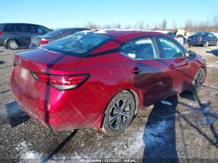 2020 Nissan Sentra Sv Xtronic Cvt VIN: 3N1AB8CV1LY284062 Lot: 38346964