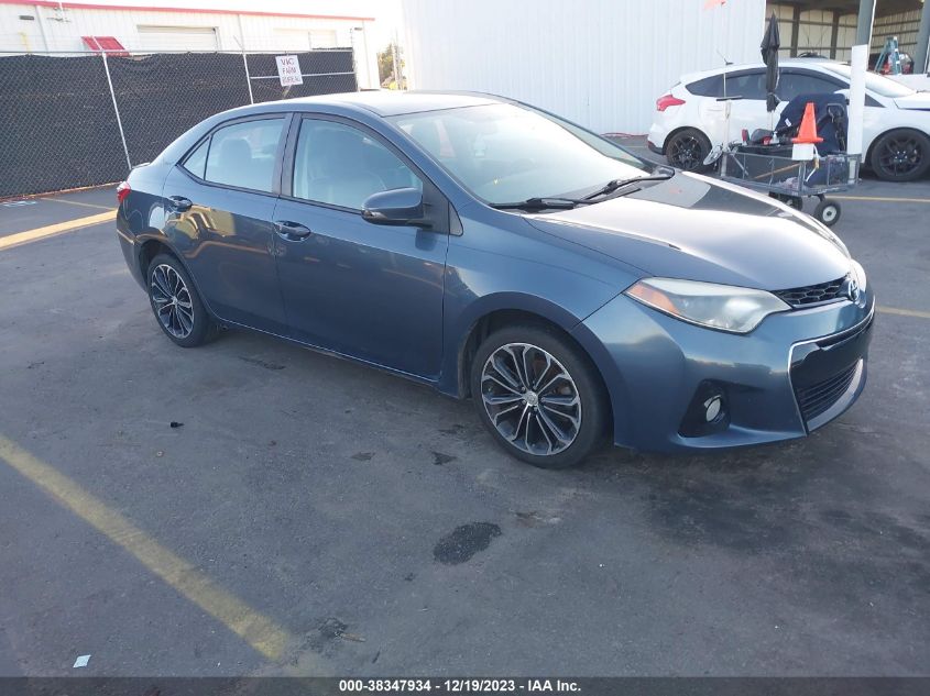 2015 Toyota Corolla S Plus VIN: 2T1BURHE7FC453693 Lot: 38347934