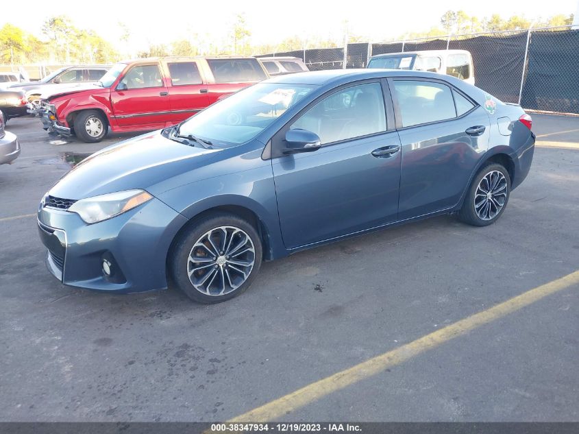 2015 Toyota Corolla S Plus VIN: 2T1BURHE7FC453693 Lot: 38347934