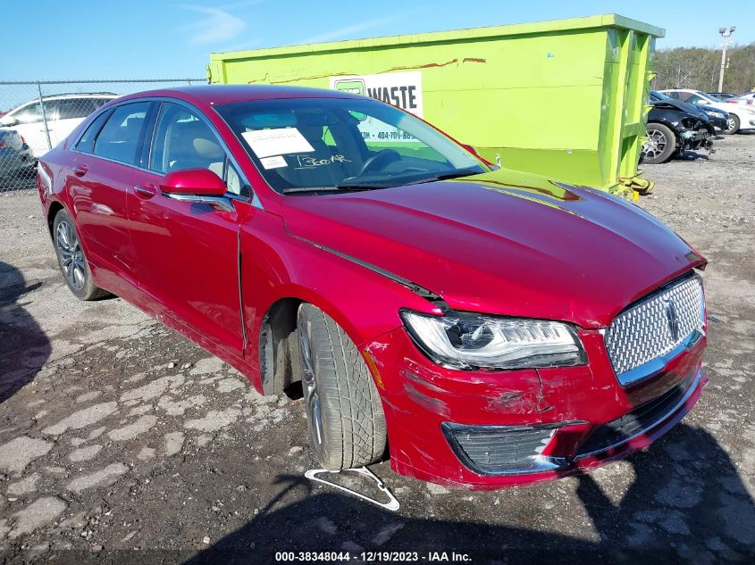 2019 Lincoln Mkz Standard VIN: 3LN6L5A92KR629186 Lot: 38348044