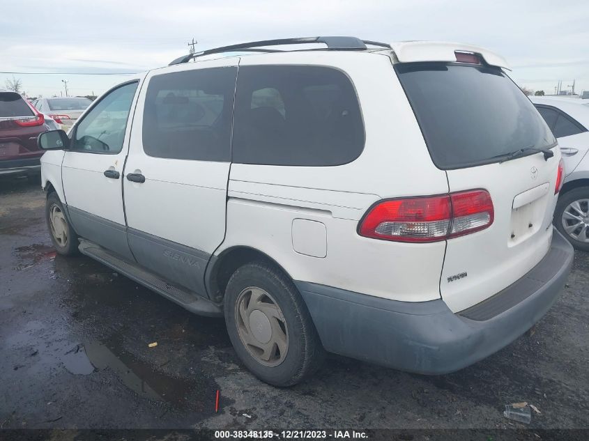 2001 Toyota Sienna Le VIN: 4T3ZF13C71U362339 Lot: 38348135