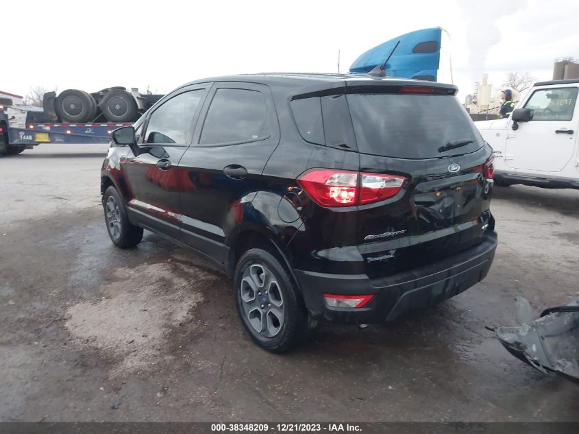 2020 Ford Ecosport S VIN: MAJ6S3FL5LC322603 Lot: 38348209