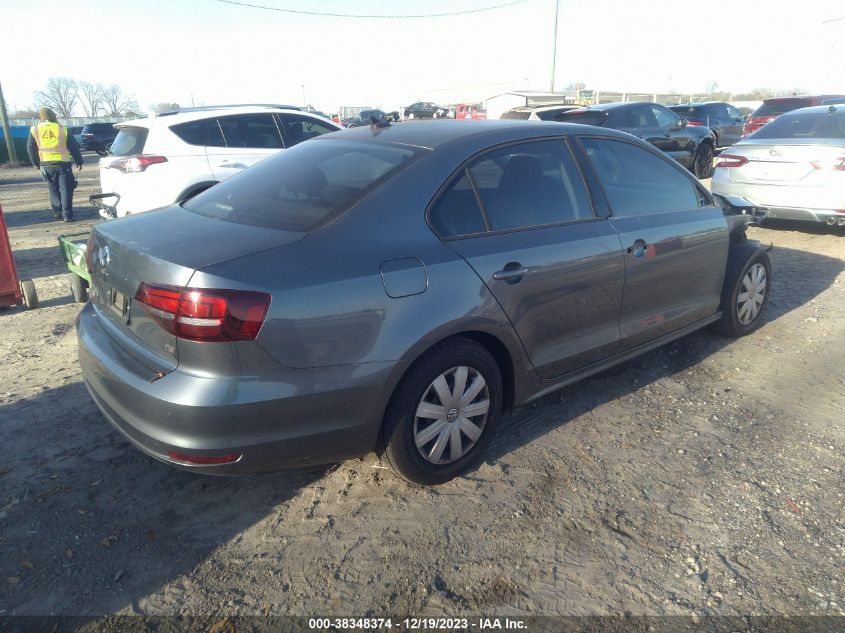 2016 Volkswagen Jetta 1.4T S VIN: 3VW267AJ5GM324668 Lot: 38348374