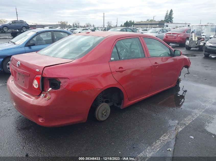 2010 Toyota Corolla Le VIN: 1NXBU4EE0AZ200276 Lot: 38348433