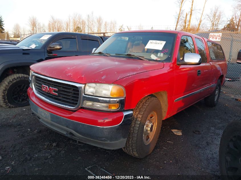 2002 GMC Sierra 1500 Sle VIN: 2GTEC19T621183623 Lot: 38348458