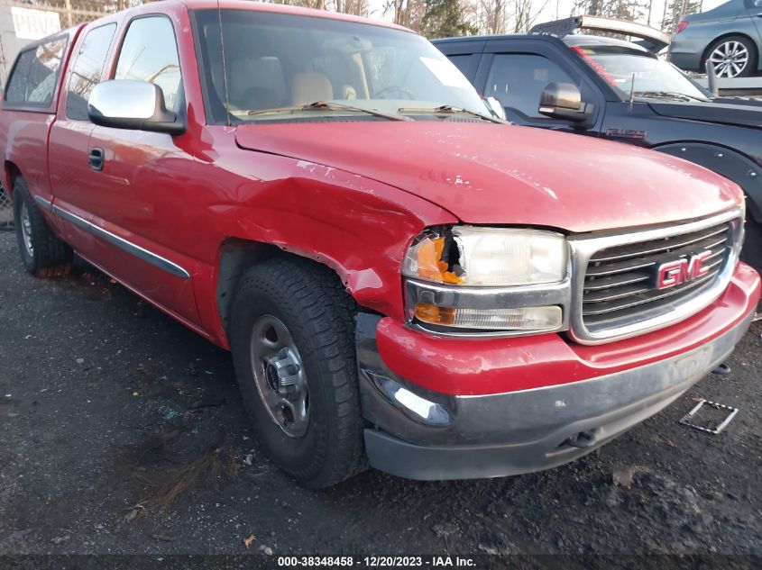 2002 GMC Sierra 1500 Sle VIN: 2GTEC19T621183623 Lot: 38348458