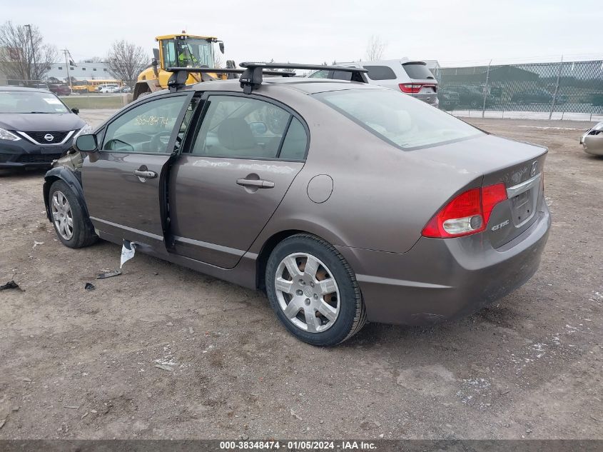 2010 Honda Civic Lx VIN: 2HGFA1F52AH511451 Lot: 38348474