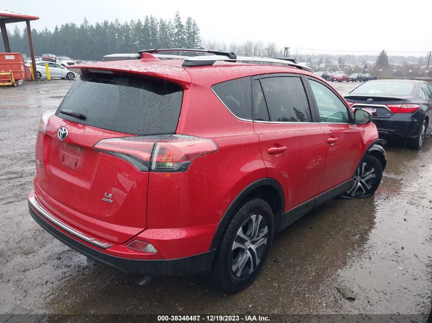 2017 Toyota Rav4 Le VIN: 2T3BFREV9HW574121 Lot: 38348487