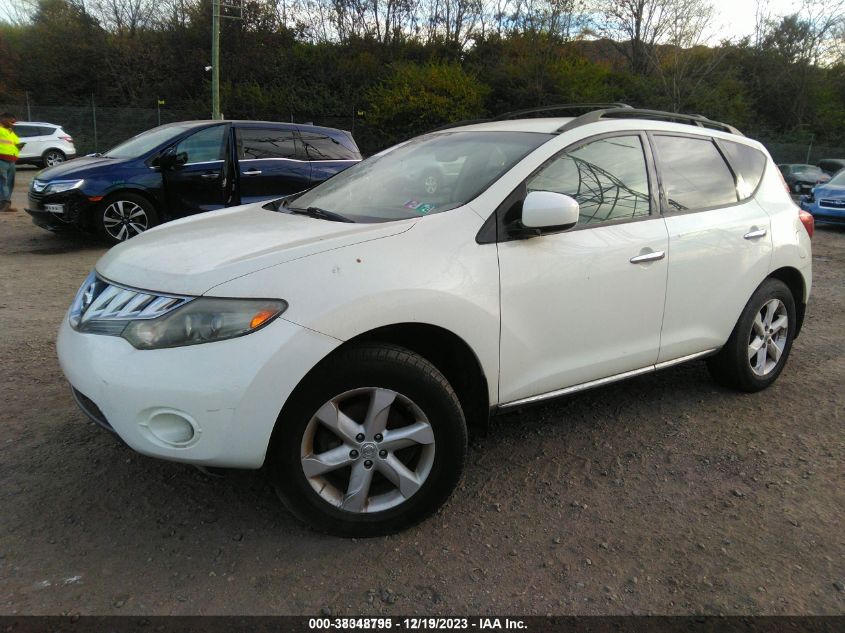 JN8AZ18U69W005287 2009 NISSAN MURANO photo no. 2