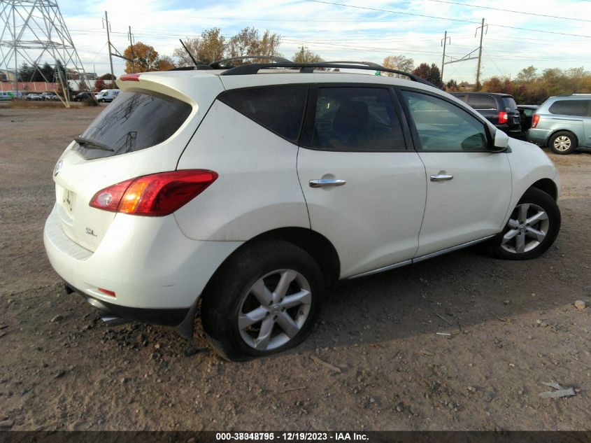 2009 Nissan Murano Sl VIN: JN8AZ18U69W005287 Lot: 38348795