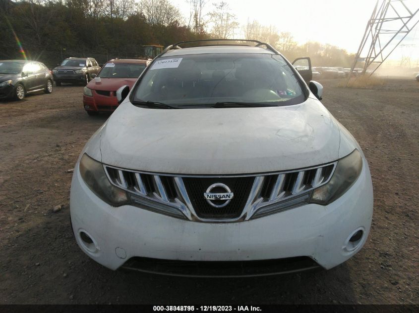 2009 Nissan Murano Sl VIN: JN8AZ18U69W005287 Lot: 38348795