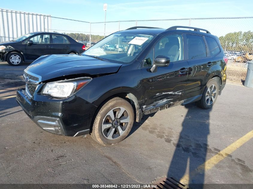 2018 Subaru Forester 2.5I Premium VIN: JF2SJADC4JH489734 Lot: 38348842