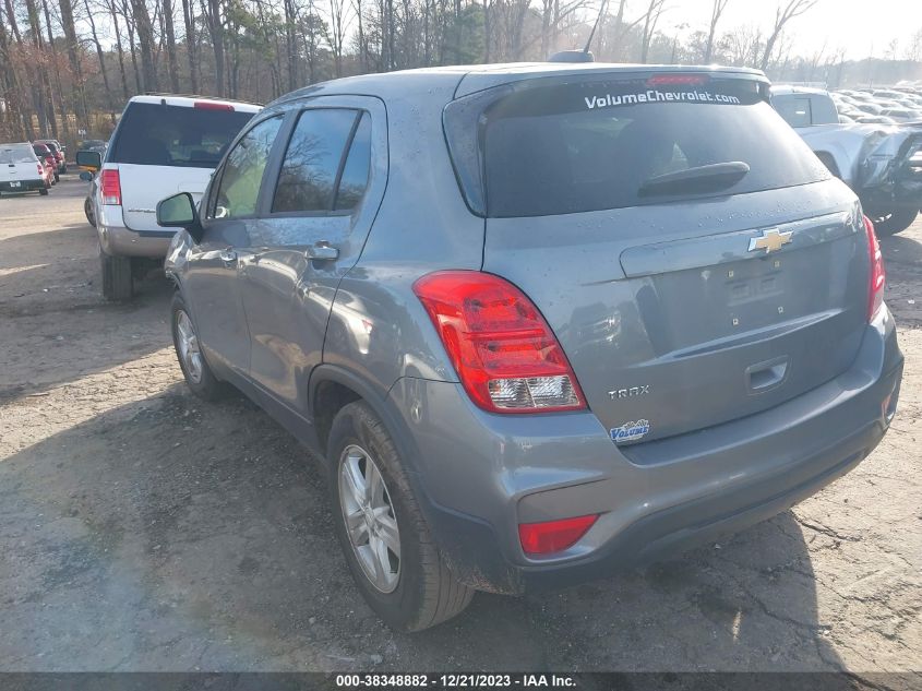 2020 Chevrolet Trax Fwd Ls VIN: 3GNCJKSB0LL149320 Lot: 38348882