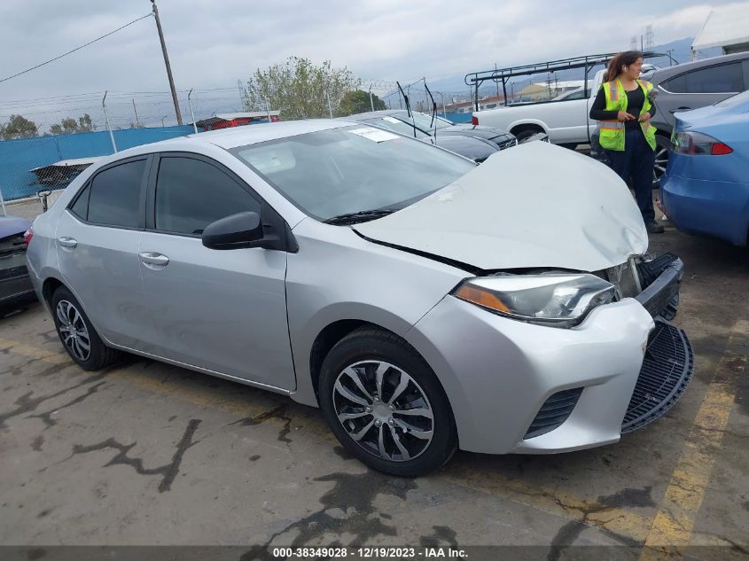 2016 Toyota Corolla Le VIN: 5YFBURHE0GP548372 Lot: 38349028