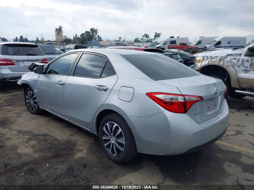 2016 Toyota Corolla Le VIN: 5YFBURHE0GP548372 Lot: 38349028