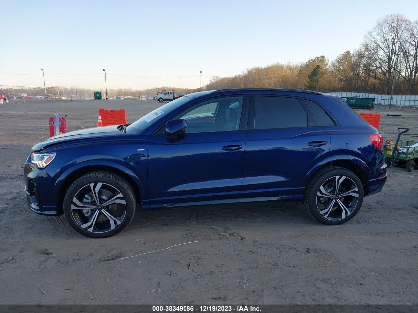 2023 Audi Q3 Premium Plus 45 Tfsi S Line Quattro Tiptronic VIN: WA1EECF39P1139195 Lot: 38349085