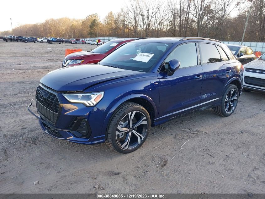 2023 Audi Q3 Premium Plus 45 Tfsi S Line Quattro Tiptronic VIN: WA1EECF39P1139195 Lot: 38349085