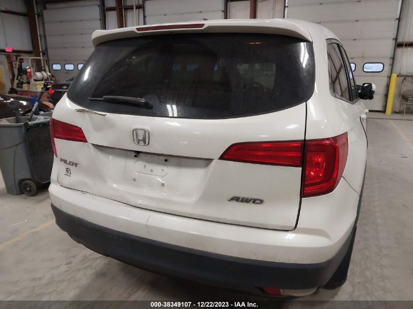 5FNYF6H55GB057424 2016 Honda Pilot Ex-L