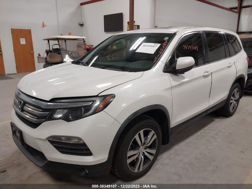 5FNYF6H55GB057424 2016 Honda Pilot Ex-L