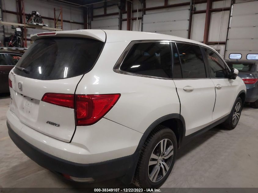 5FNYF6H55GB057424 2016 Honda Pilot Ex-L