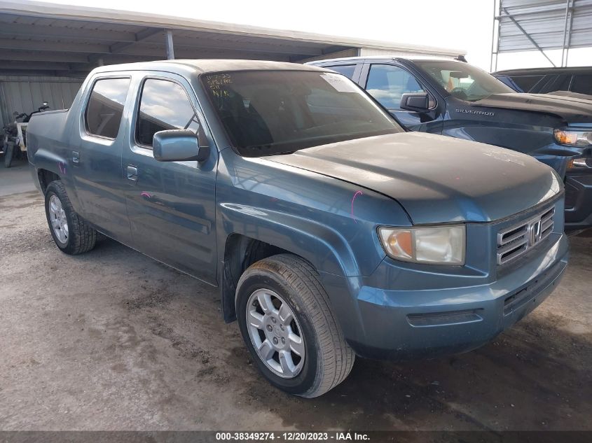 2006 Honda Ridgeline Rts VIN: 2HJYK16486H531296 Lot: 38349274