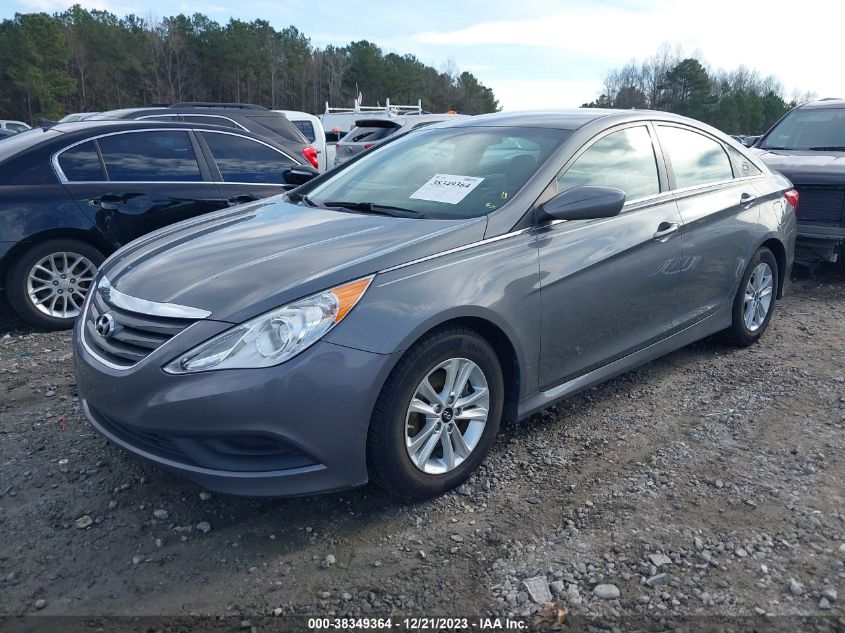 2014 Hyundai Sonata Gls VIN: 5NPEB4AC0EH843142 Lot: 38349364