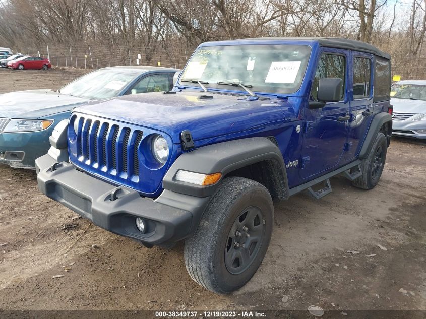 2018 Jeep Wrangler Unlimited Sport 4X4 VIN: 1C4HJXDG9JW273601 Lot: 38349737