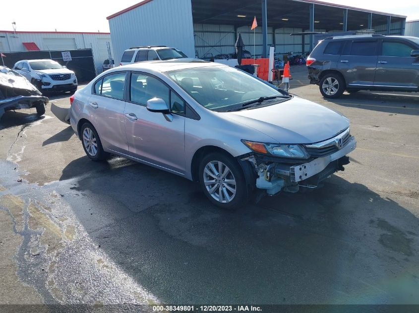 2012 Honda Civic Ex VIN: 19XFB2F86CE351620 Lot: 38349801