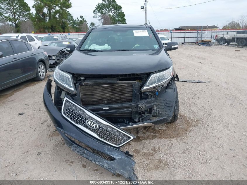 2014 Kia Sorento Limited V6 VIN: 5XYKW4A74EG496352 Lot: 38349918