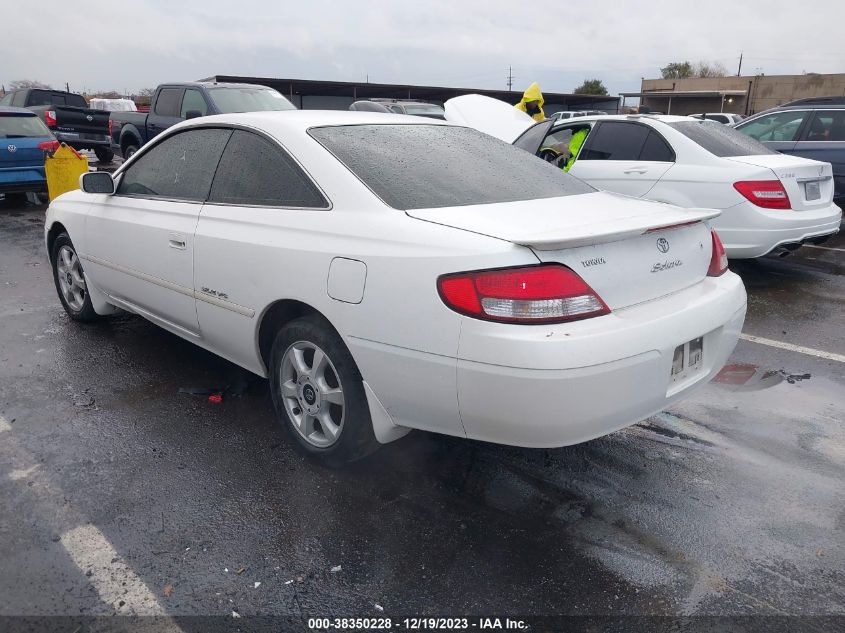 1999 Toyota Camry Solara Sle VIN: 2T1CF28P1XC227285 Lot: 38350228