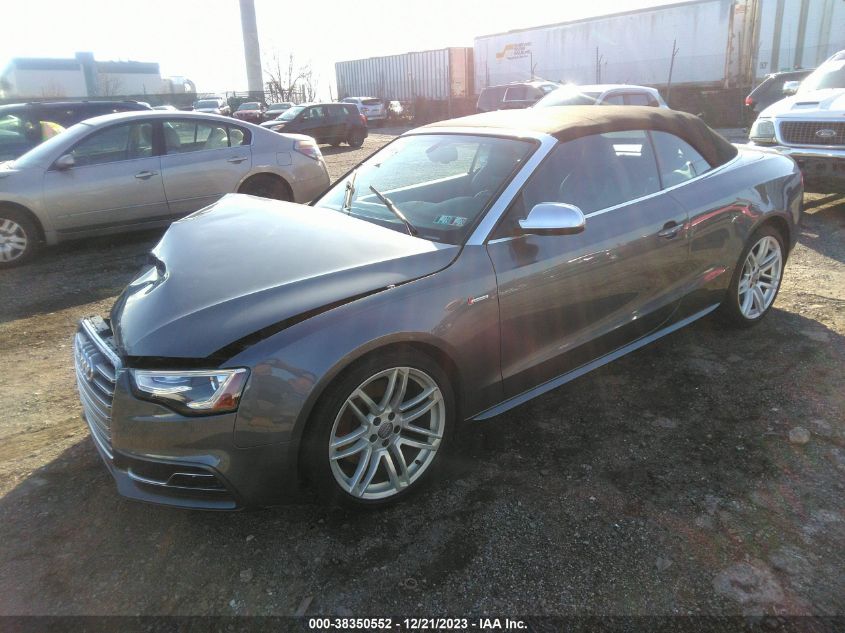 2015 Audi S5 3.0T Premium Plus VIN: WAUCGAFH1FN001680 Lot: 38350552