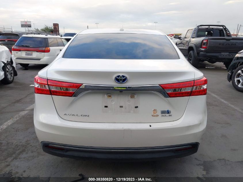 2013 Toyota Avalon Hybrid Xle Touring VIN: 4T1BD1EB7DU011861 Lot: 38350820