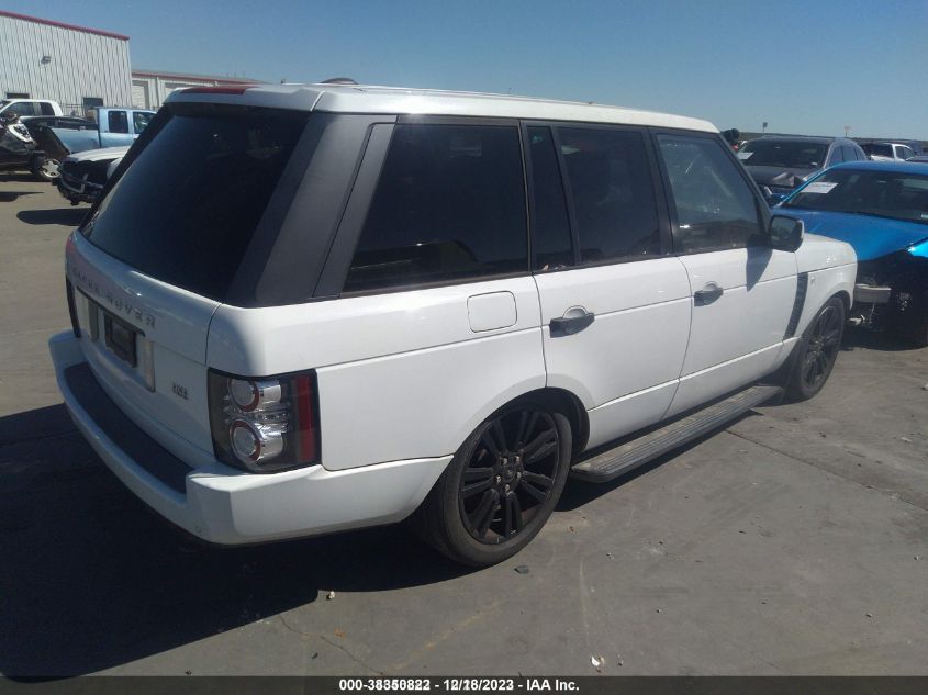 2011 Land Rover Range Rover Hse VIN: SALMF1D49BA346055 Lot: 38350822