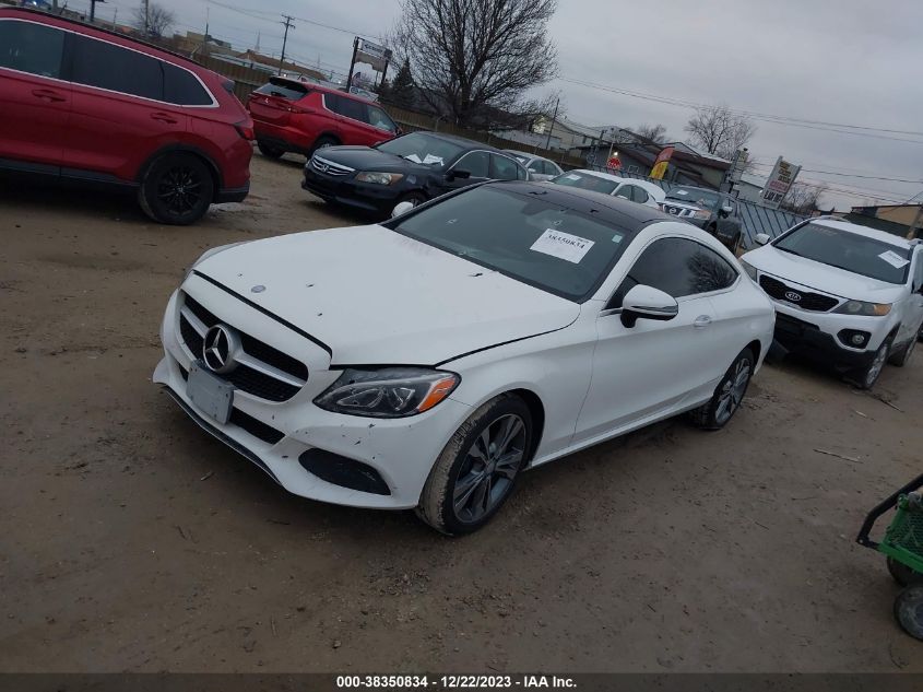 WDDWJ4KB2HF496575 2017 MERCEDES-BENZ C CLASS - Image 2