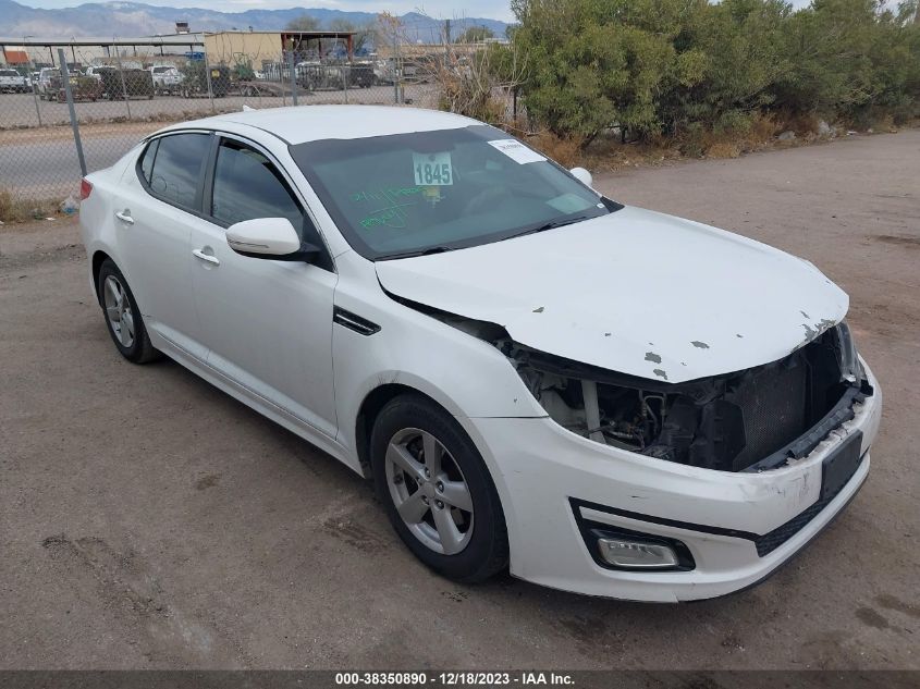 2014 Kia Optima Lx VIN: 5XXGM4A7XEG290274 Lot: 38350890