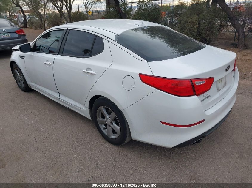 2014 Kia Optima Lx VIN: 5XXGM4A7XEG290274 Lot: 38350890