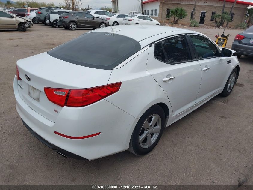 2014 Kia Optima Lx VIN: 5XXGM4A7XEG290274 Lot: 38350890